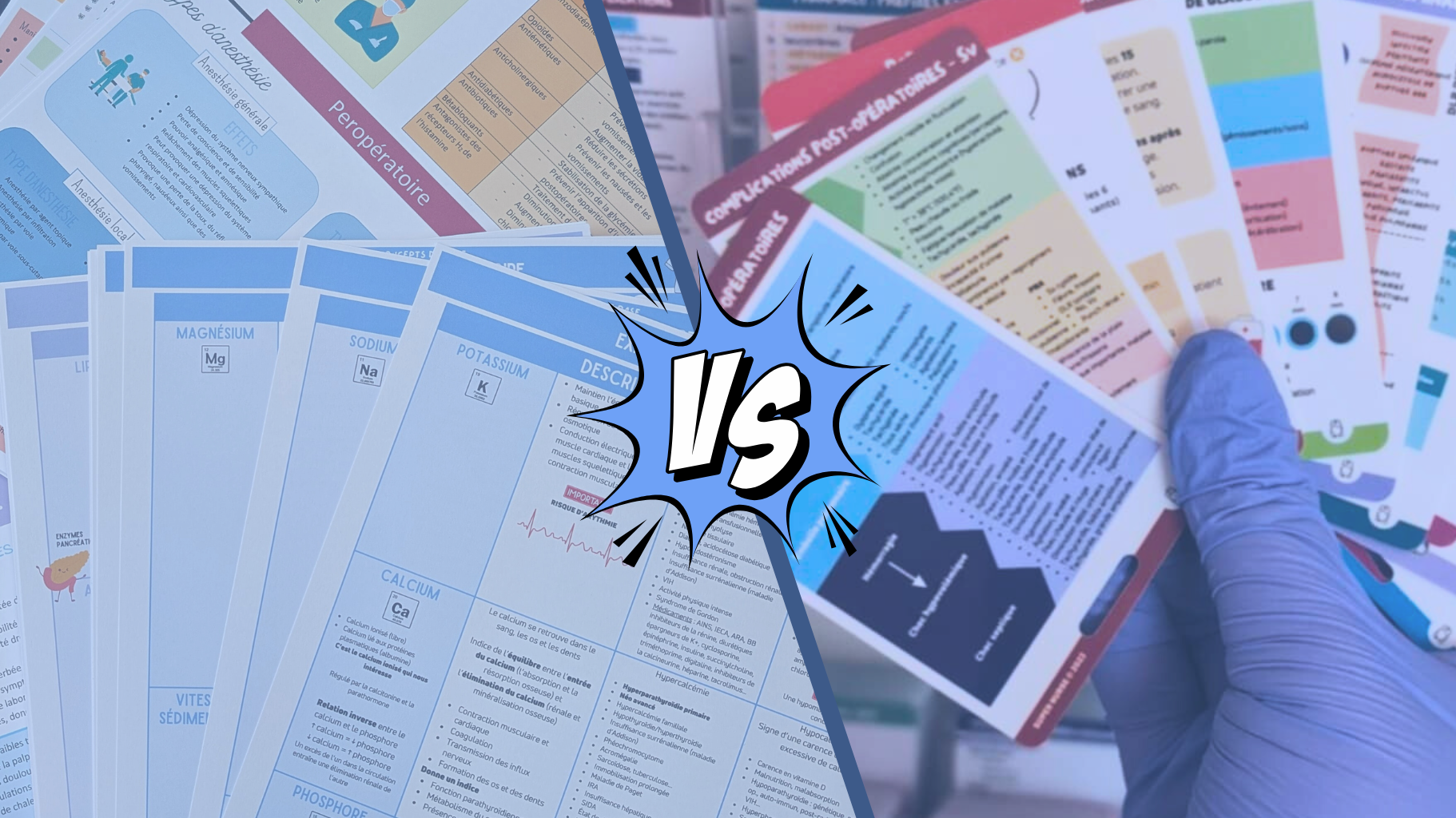 Fiches d'étude  VS cartes de référence: quoi utiliser et quand ?