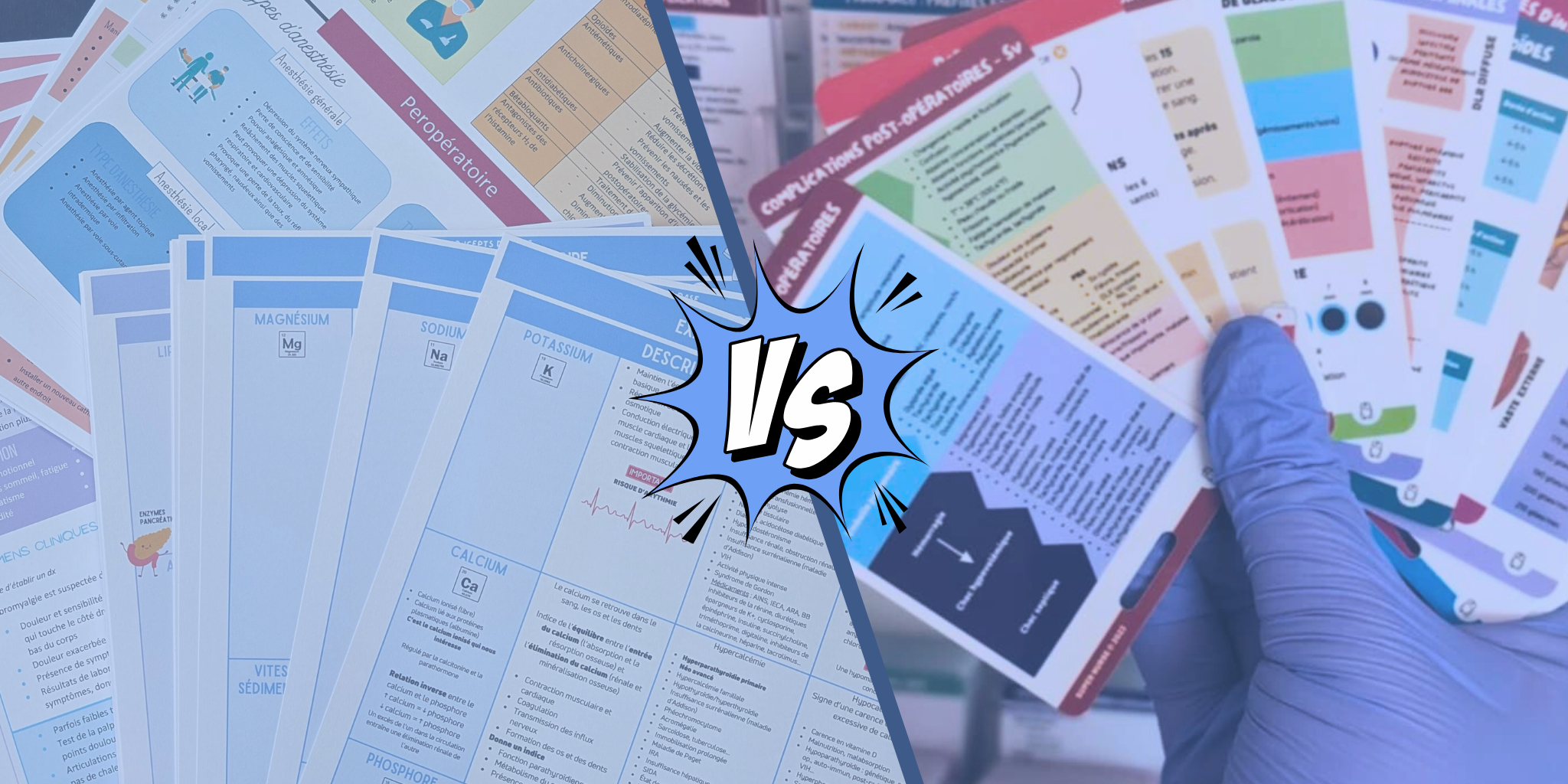 Fiches d'étude  VS cartes de référence: quoi utiliser et quand ?