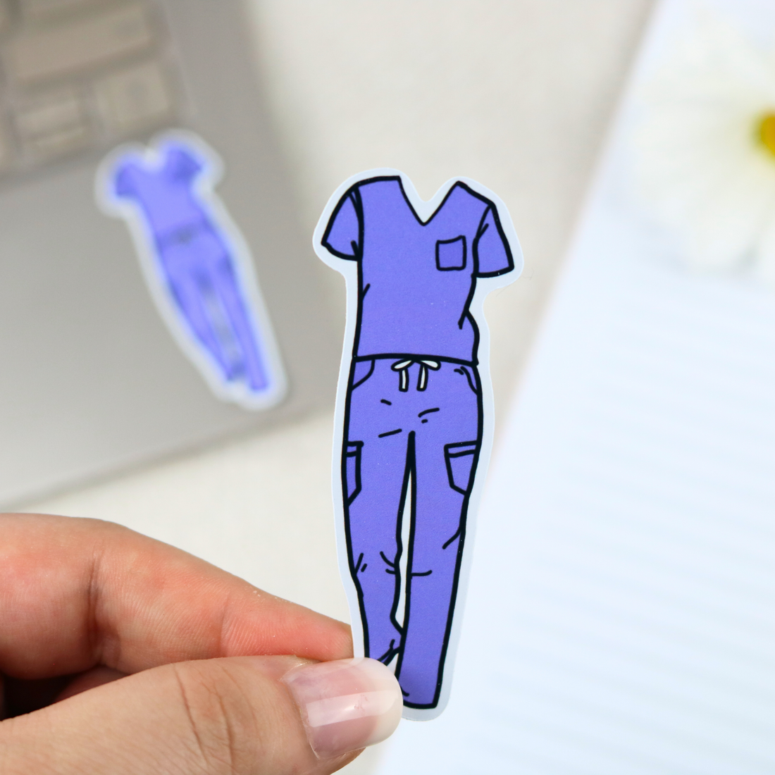 Purple uniform Sticker – Super Nurse