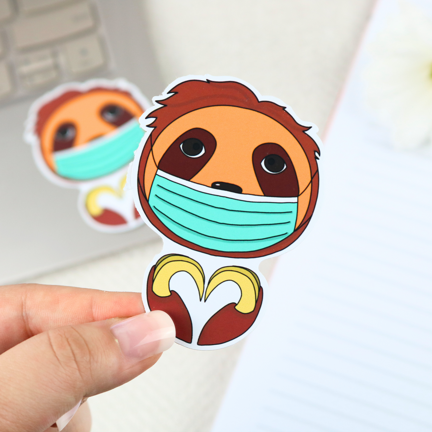 Sloth nurse Sticker