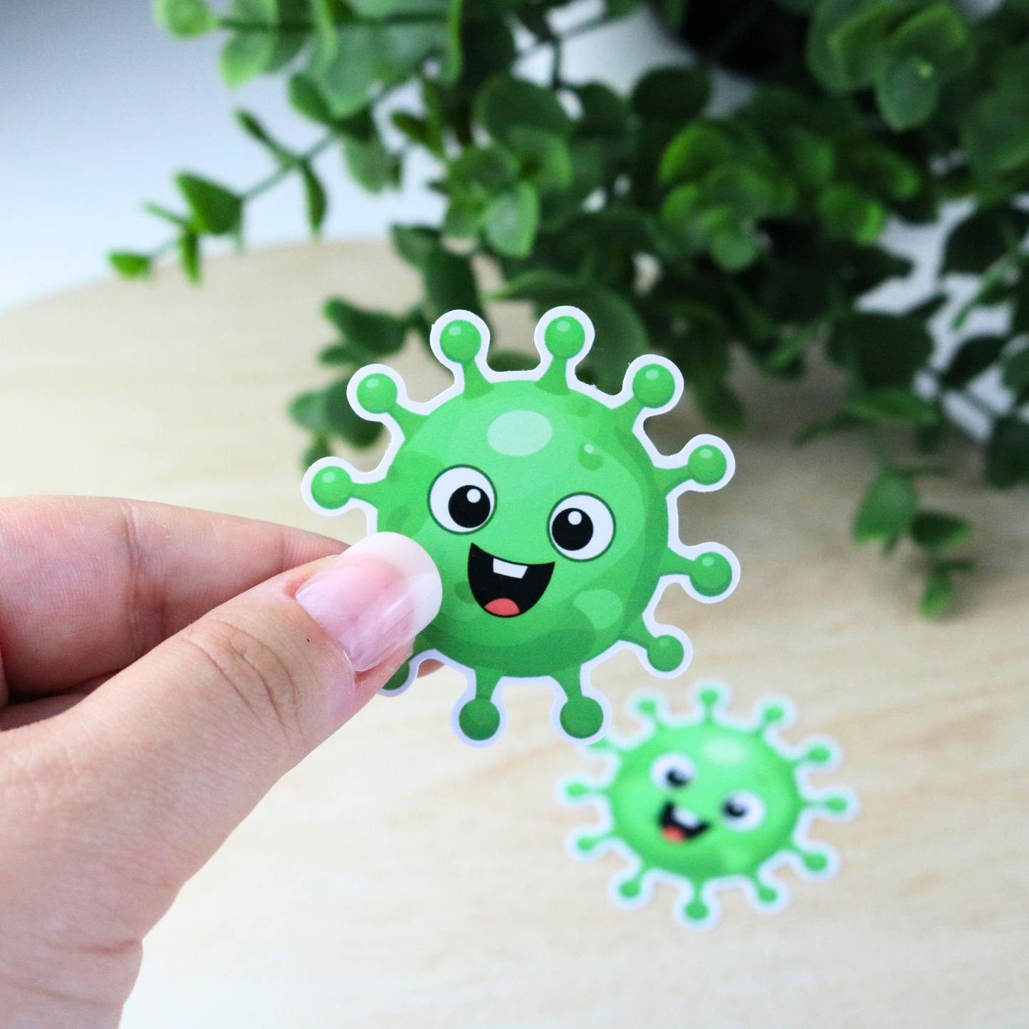 Friendly virus Sticker