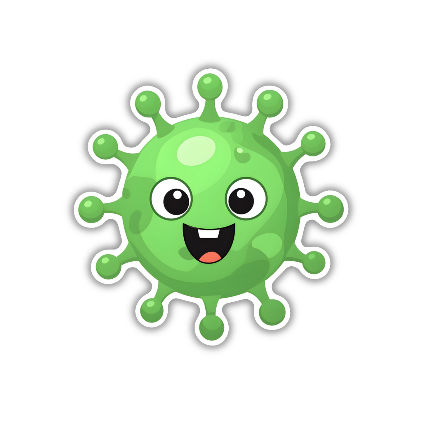 Friendly virus Sticker