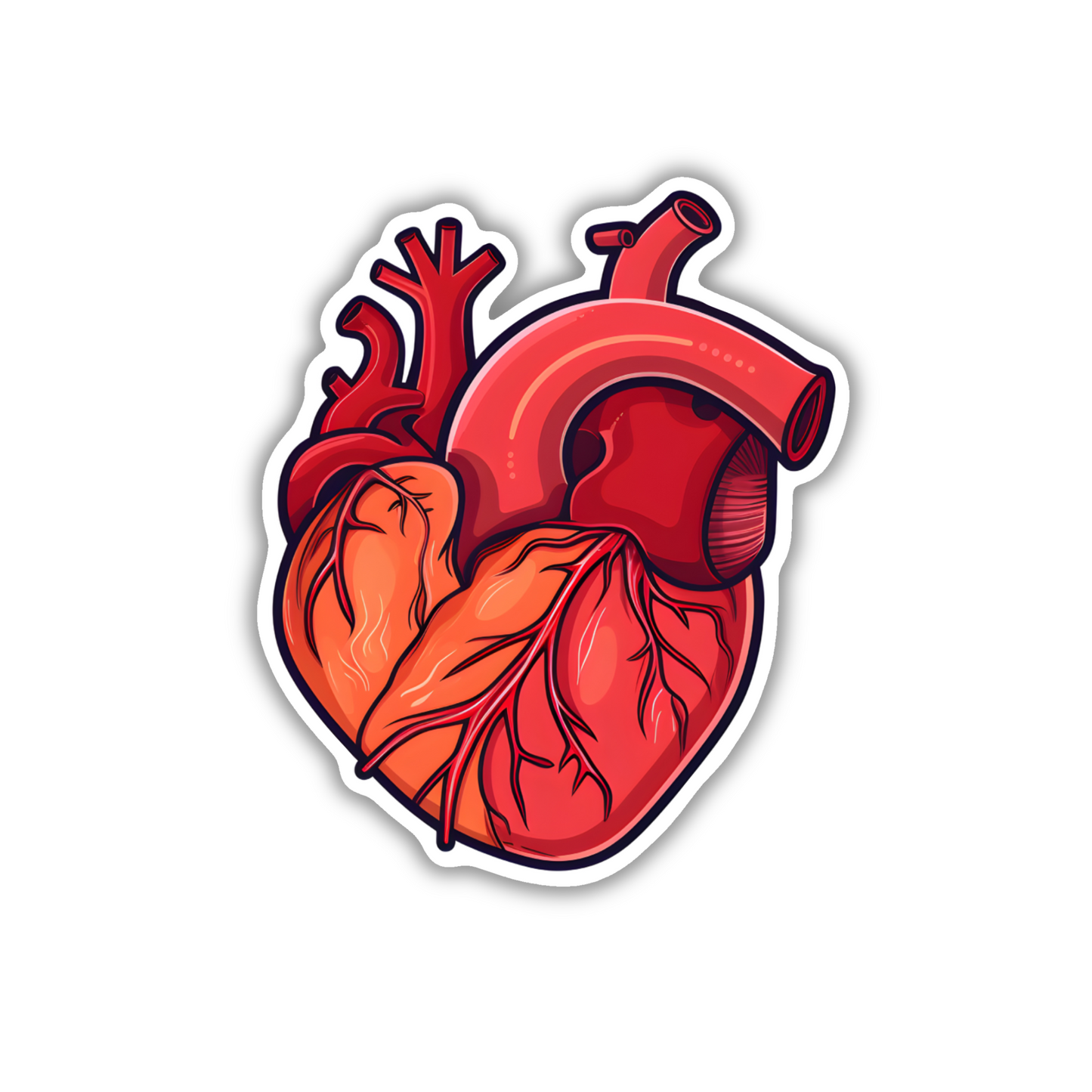 Anatomy, heart Sticker