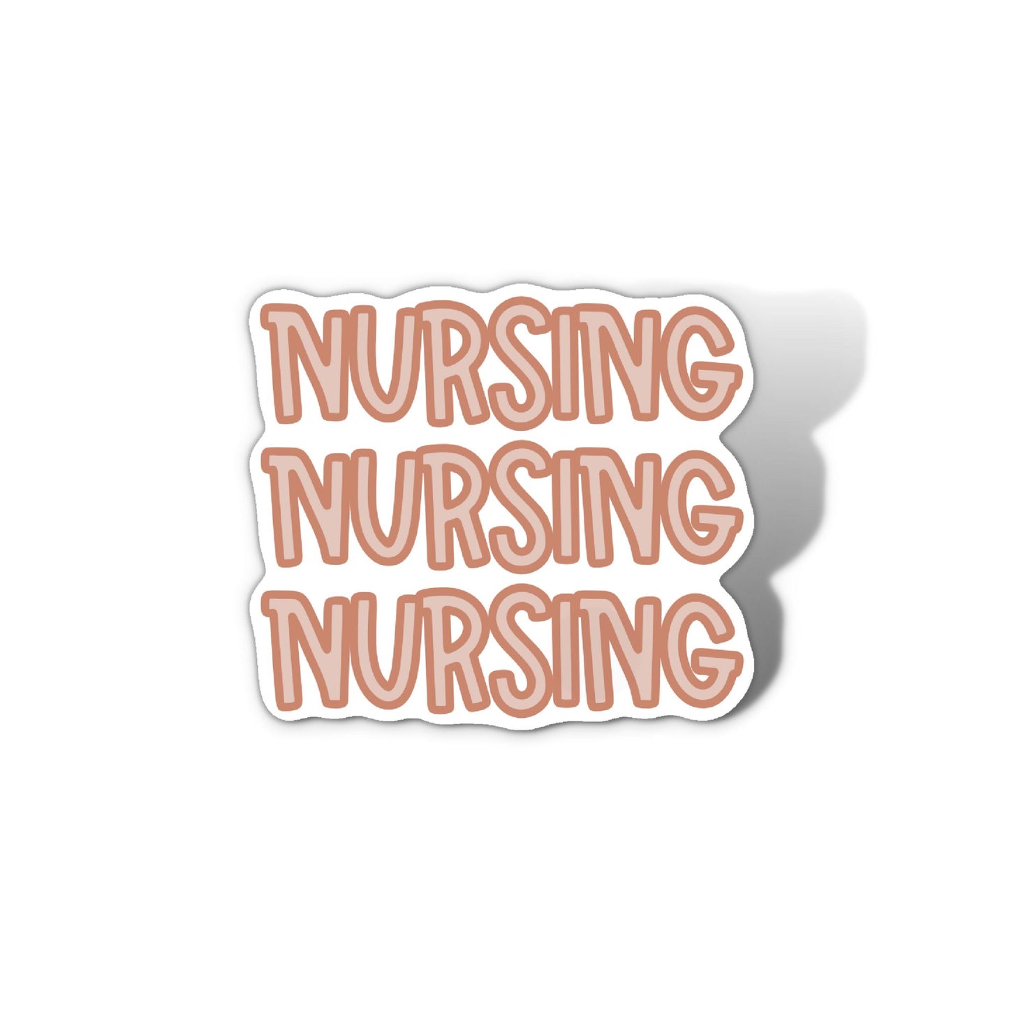 Nursing, nursing, nursing Sticker