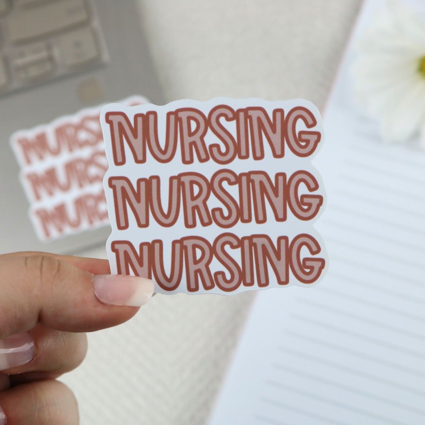 Nursing, nursing, nursing Sticker