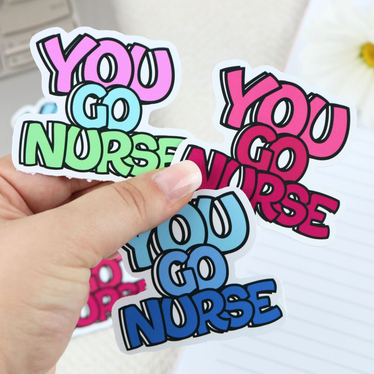 You go nurse Stickers